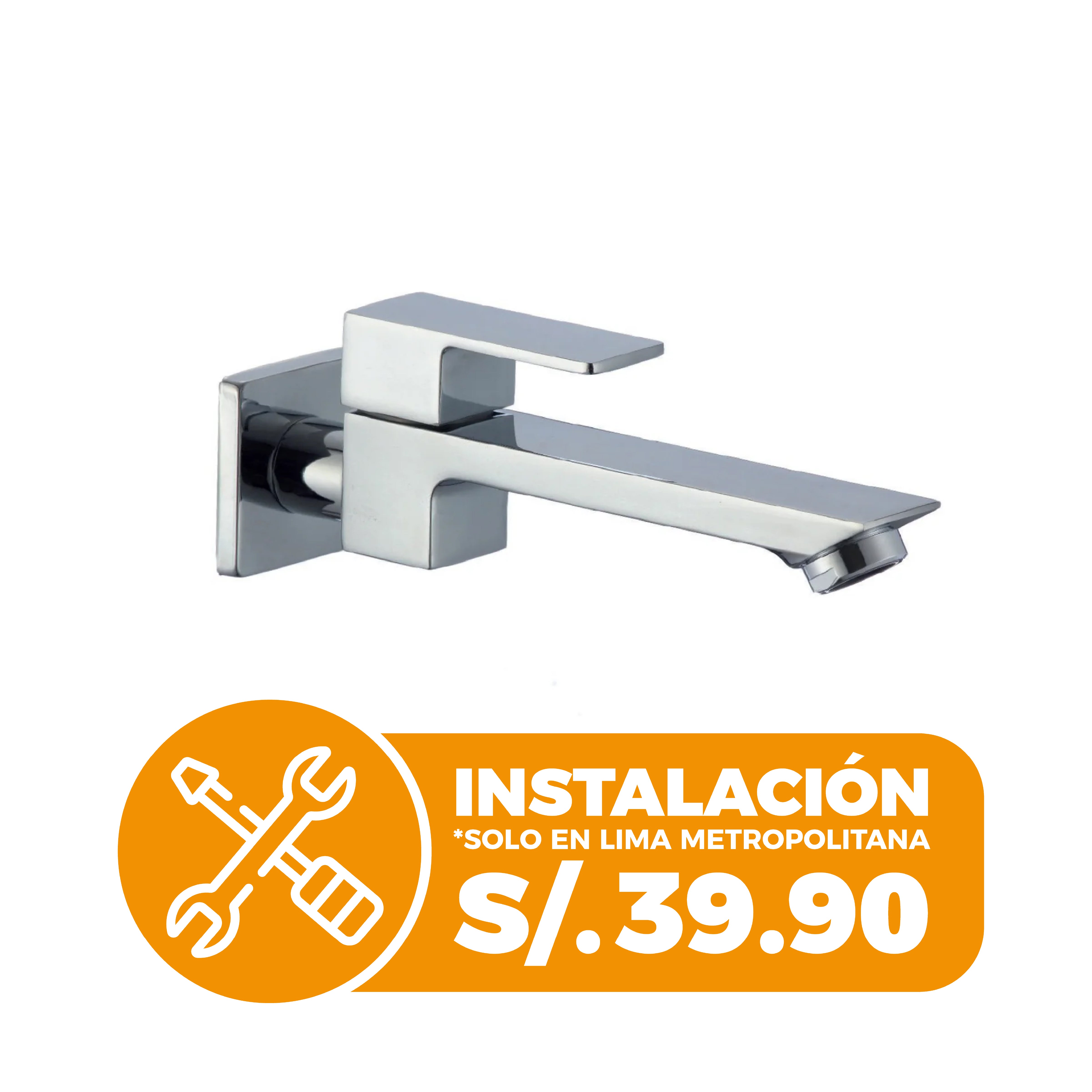 Llave P/ Bowl a la Pared TRT-1P Cromado - Fratelli